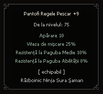 Descrierea obiectului Pantofi Regele Pescar, cu bonusurile noi