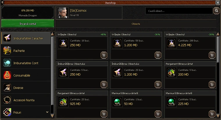 Regalis2 1.7.0 - ItemShop &icirc;n joc