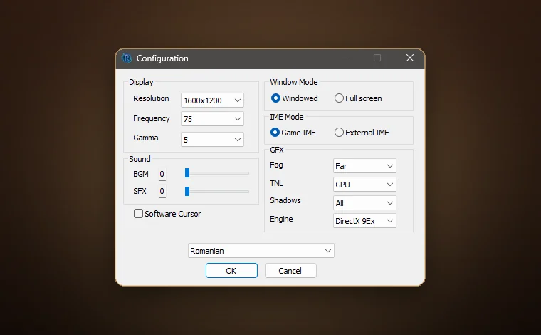 Regalis2 1.6.3 - config.exe engine