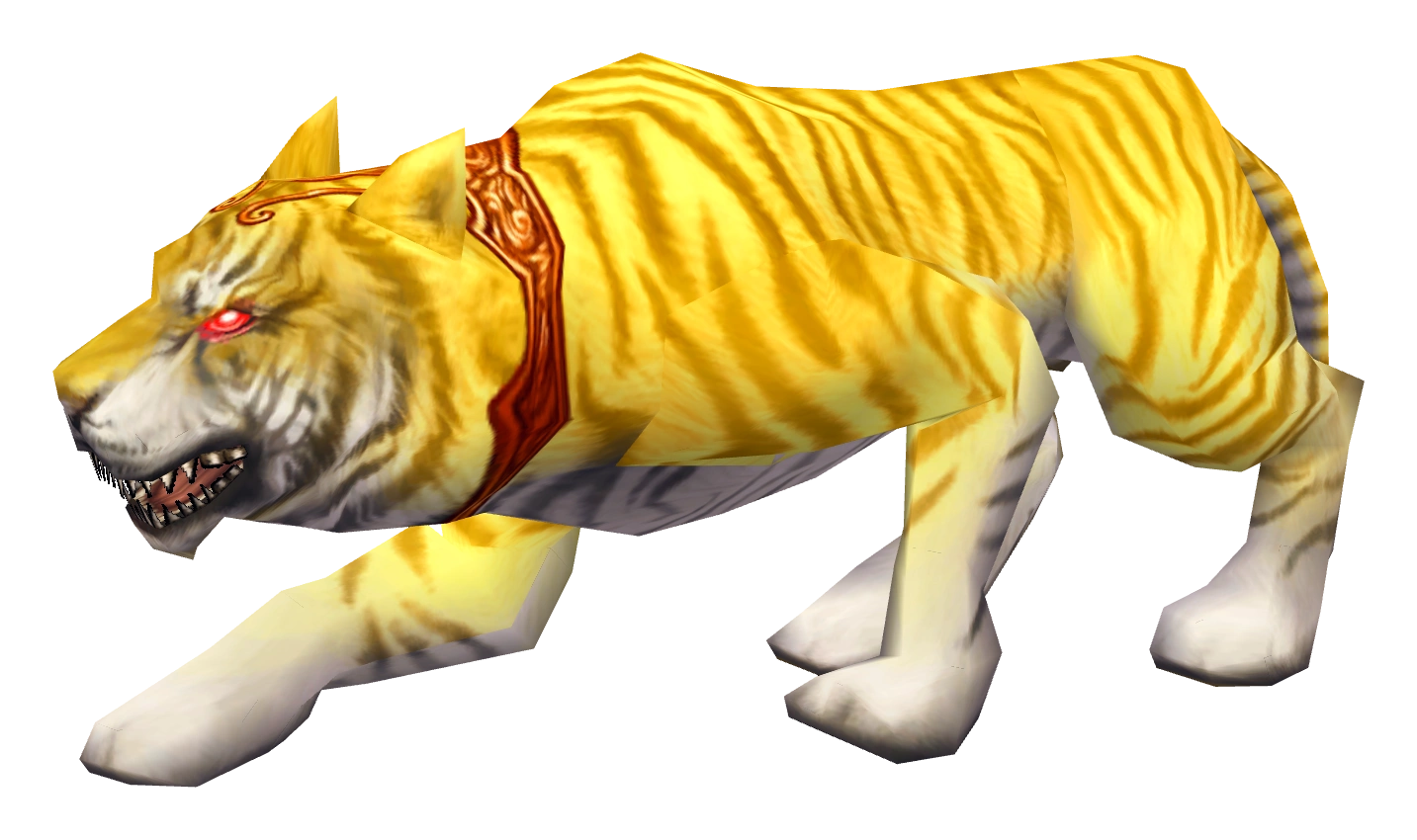 Tigris, tigrul galben cu dungi întunecate