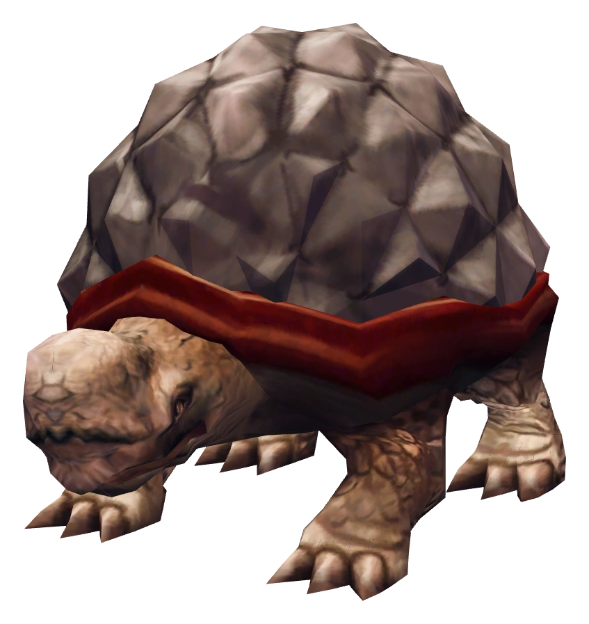 Țestoasa Gigantă, cu carapace țepoasă